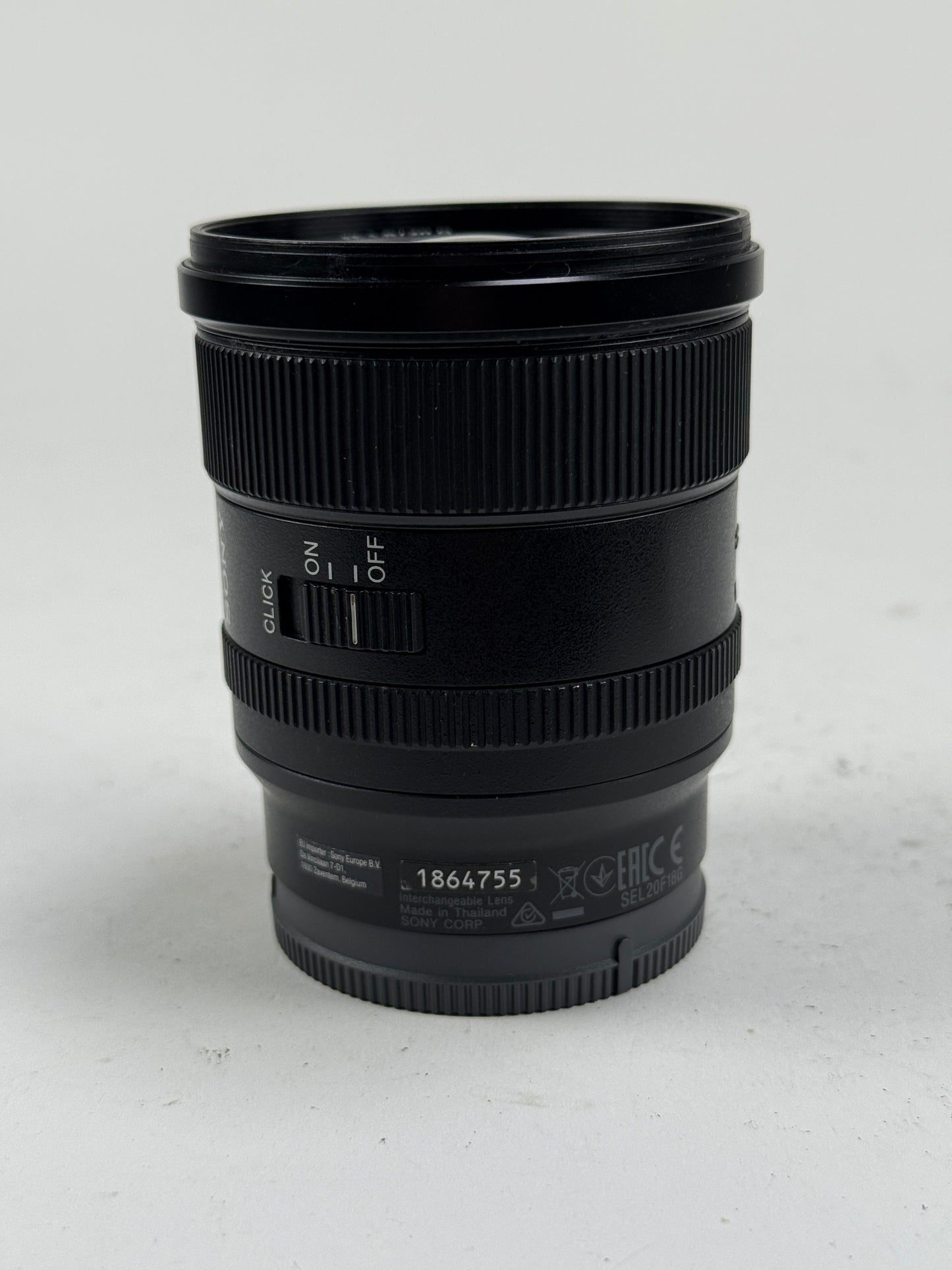 SONY FE 20mm F1.8G LENS SEL20F18G