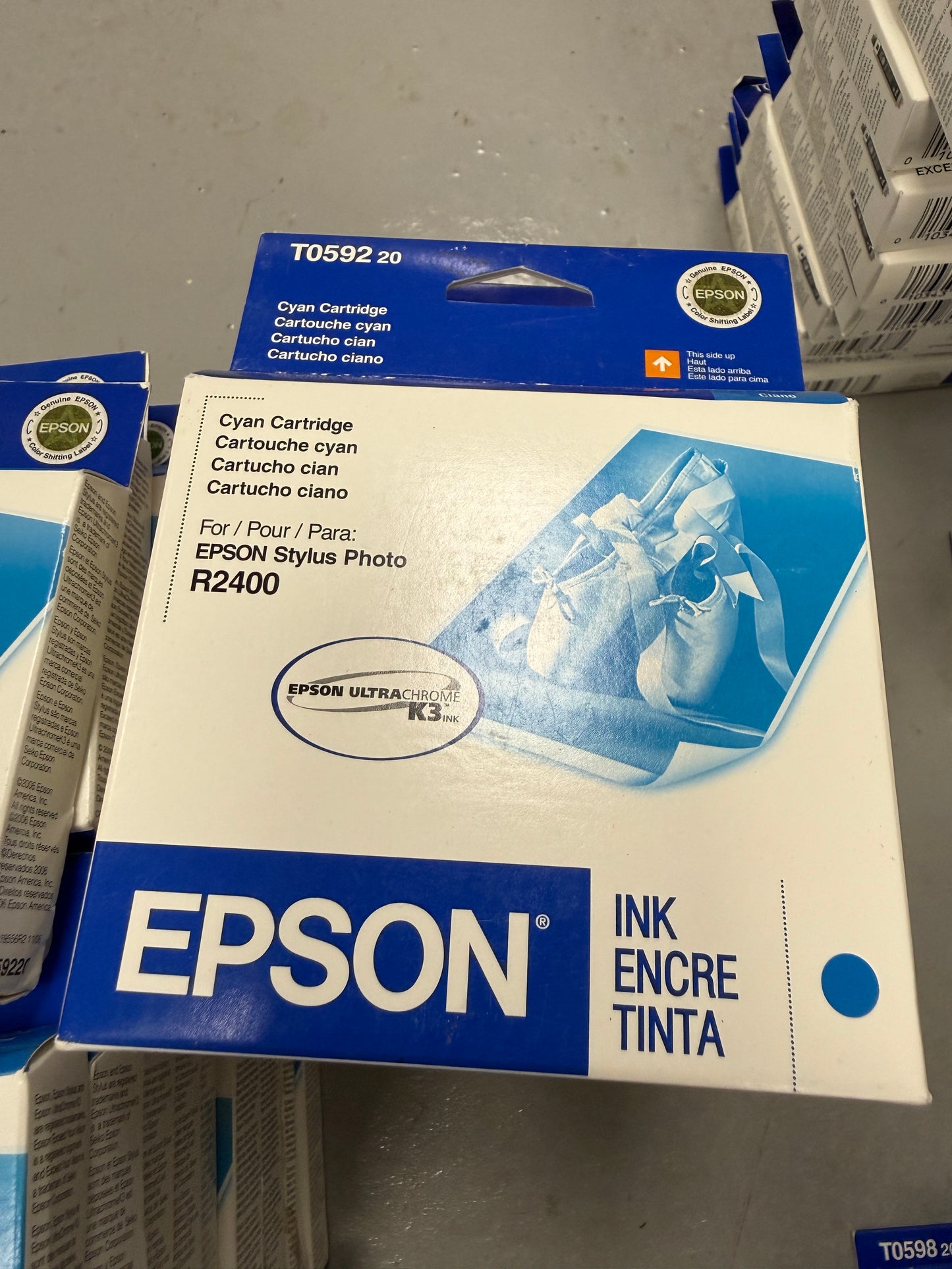 Genuine Epson lot of 96 epson 59 ink cartridges T059 style photo R2400