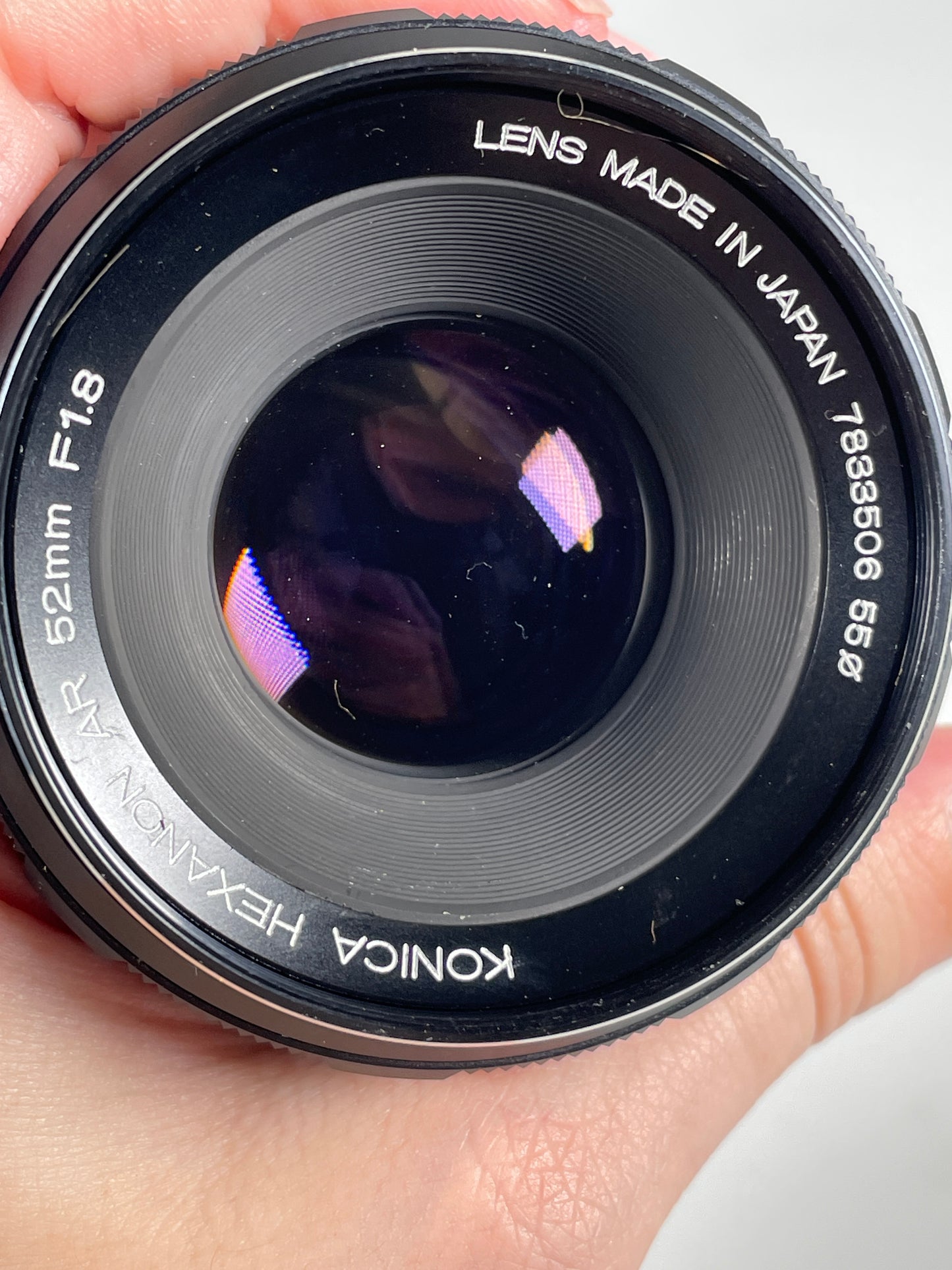 Konica Hexanon AR 52mm f1.8 MF Prime Lens Konica AR Mount
