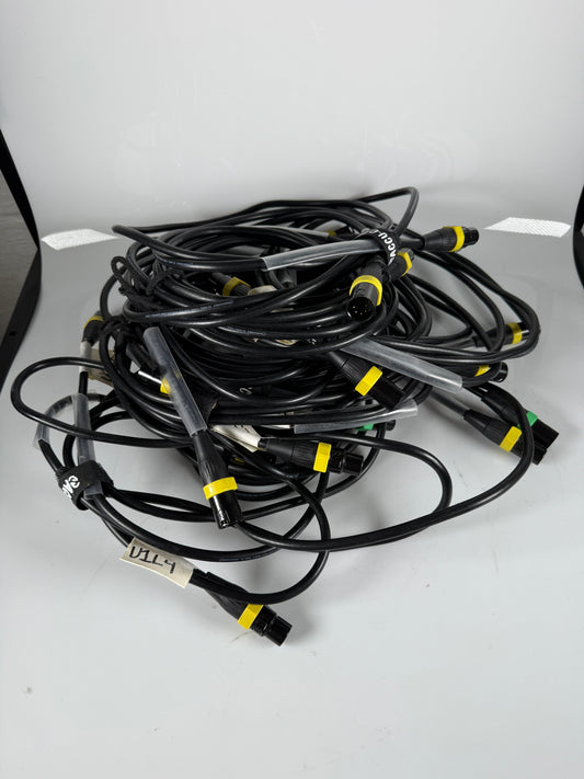 DMX Accu-Cable 5 Pin XLR Shield Data Cable ( Lot Of 10)