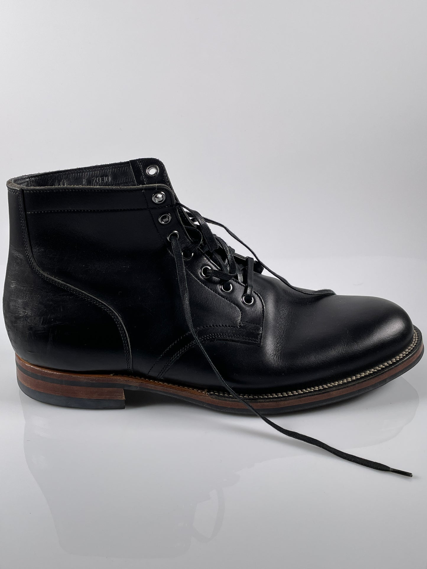 Viberg Service Boot 2030 - Black Chromexcel  Size US 10