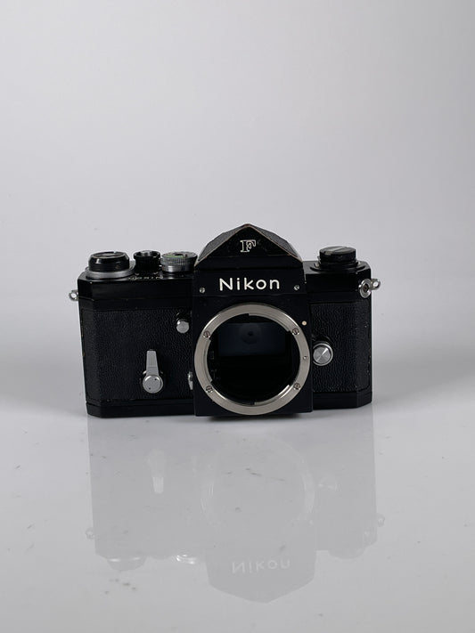 Nikon F Black body prism eye level finder 35mm film camera