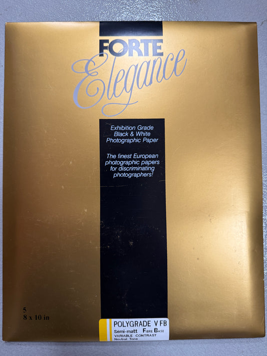 Forte Polygrade V FB Semi Matte 8x10" Photo Paper 5 sheets unopened NOS