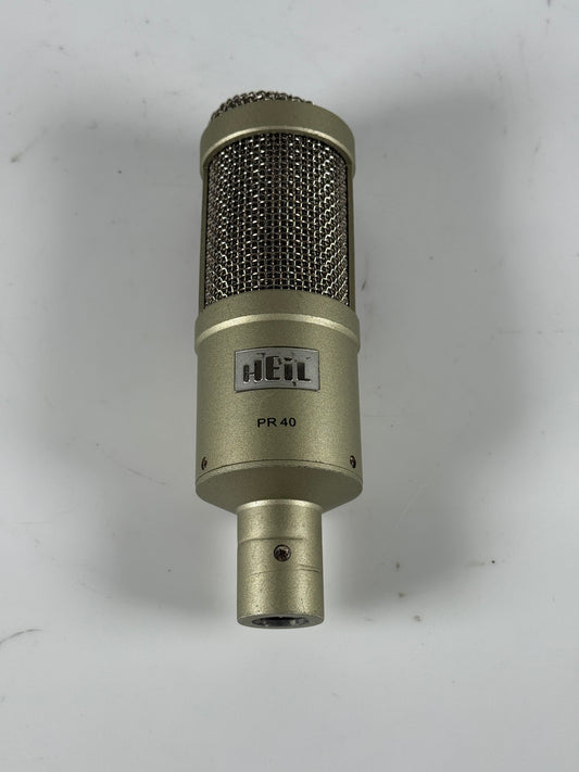 Heil PR 40 Dynamic Studio Recording Microphone w/Soft Case & Clip
