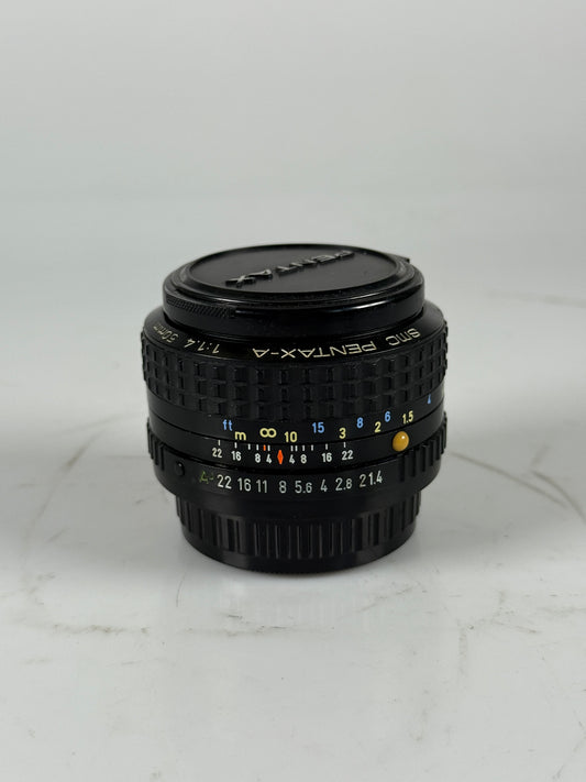 Pentax 50mm f1.4 SMC A Lens K-Mount