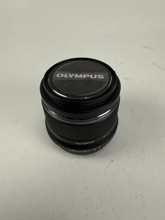 Olympus M.ZUIKO Digital 25mm f1.8 MSC Wide Angle Lens Black