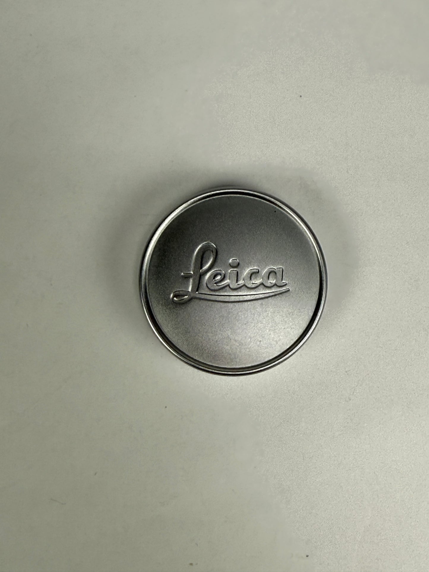 Leica 39mm A42 42mm Front Lens Cap Silver Chrome Metal