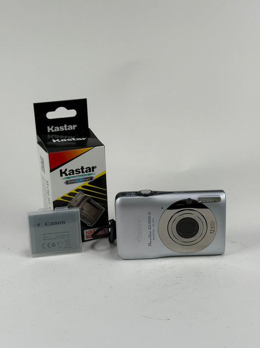 Canon PowerShot SD1300 IS Digital ELPH 12.1 MP Silver