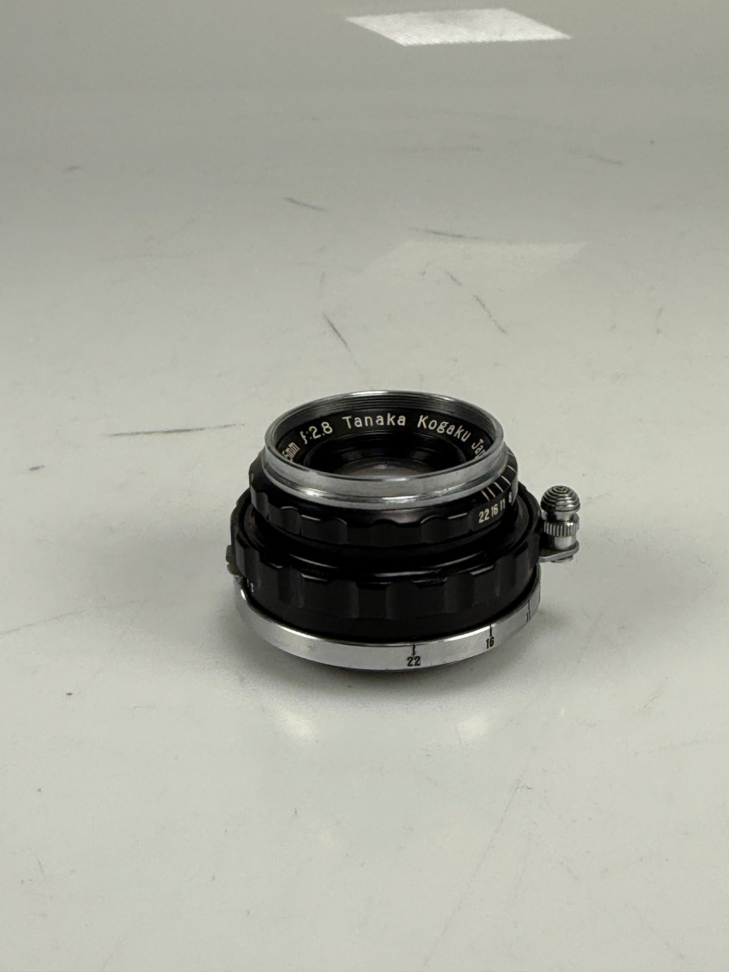Tanar W Tanaka Kogaku 35mm f2.8 Lens for Leica LTM with case and finder