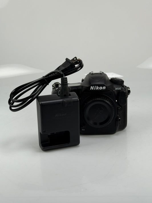 Nikon D500 20.9 MP Digital SLR Camera - Black (Body Only)