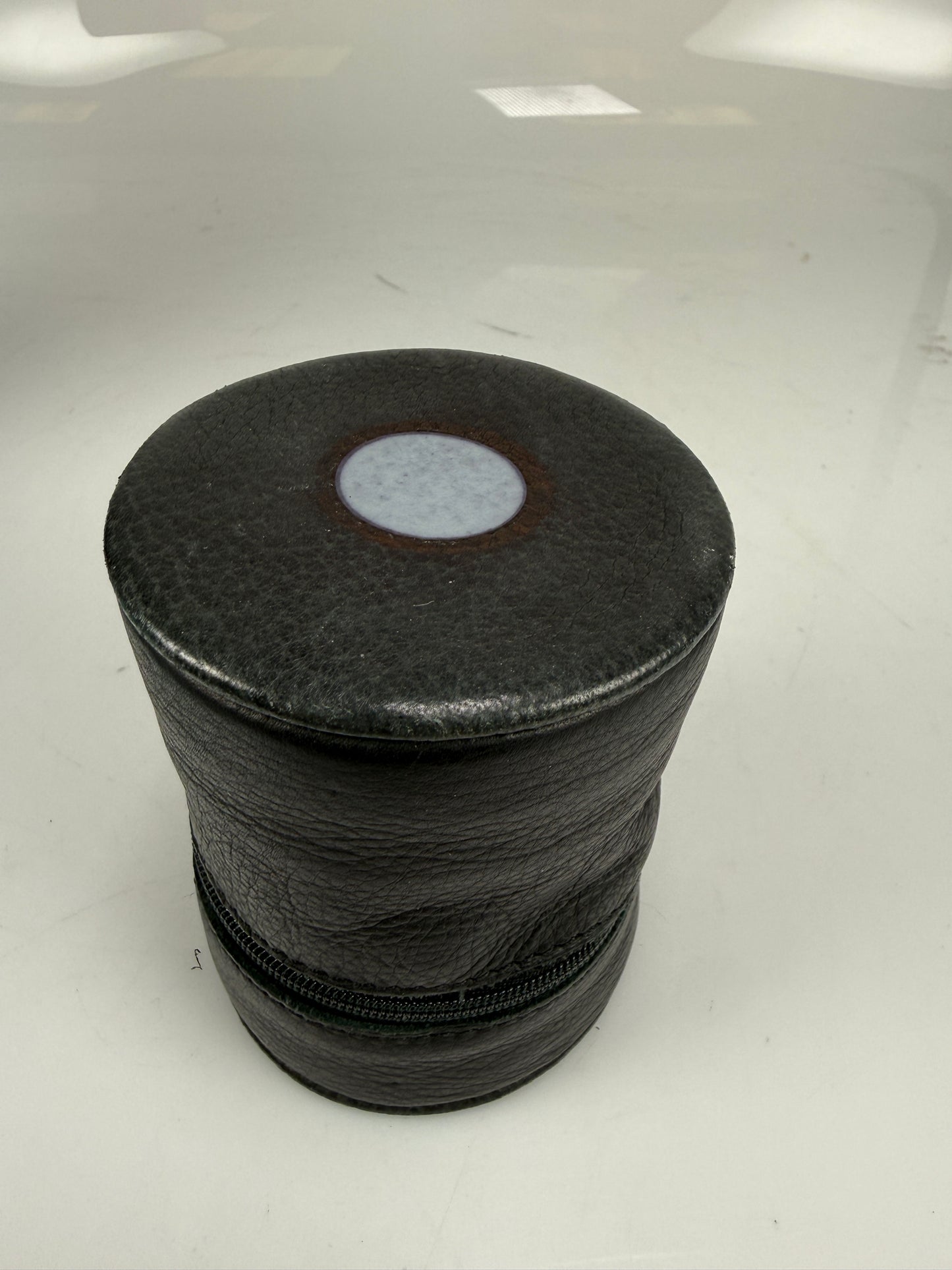 Leica E. Leitz Black Leather Lens Case for 35mm f2 Summicron ASPH M lens