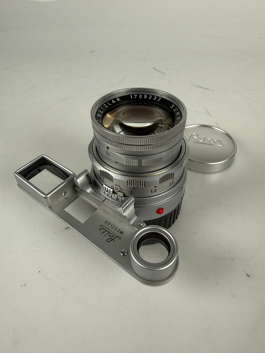 Leica Leitz Wetzlar Summicron-M 50mm F2 Dual Range DR f2 Lens