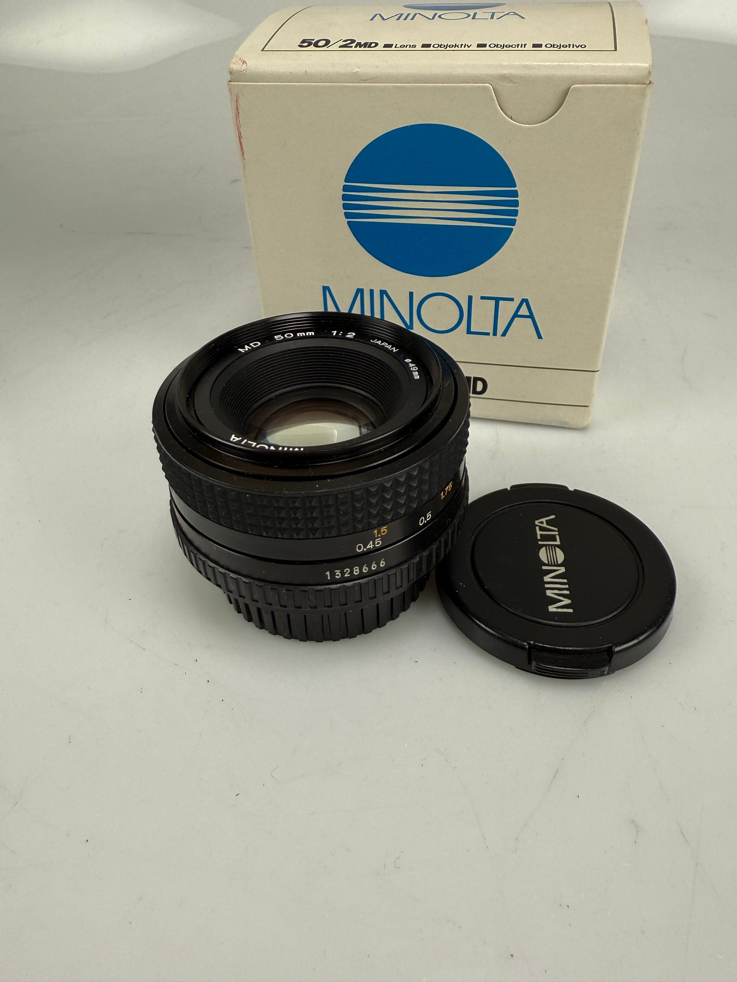 Minolta MD 50mm f2 film camera Lens