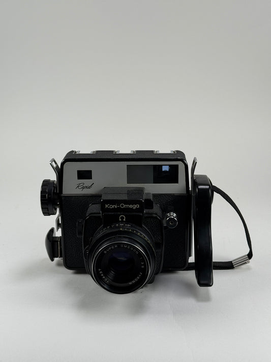 Koni-Omega Rapid Camera w/Super Omegon 90mm f3.5 120 Back, Grip