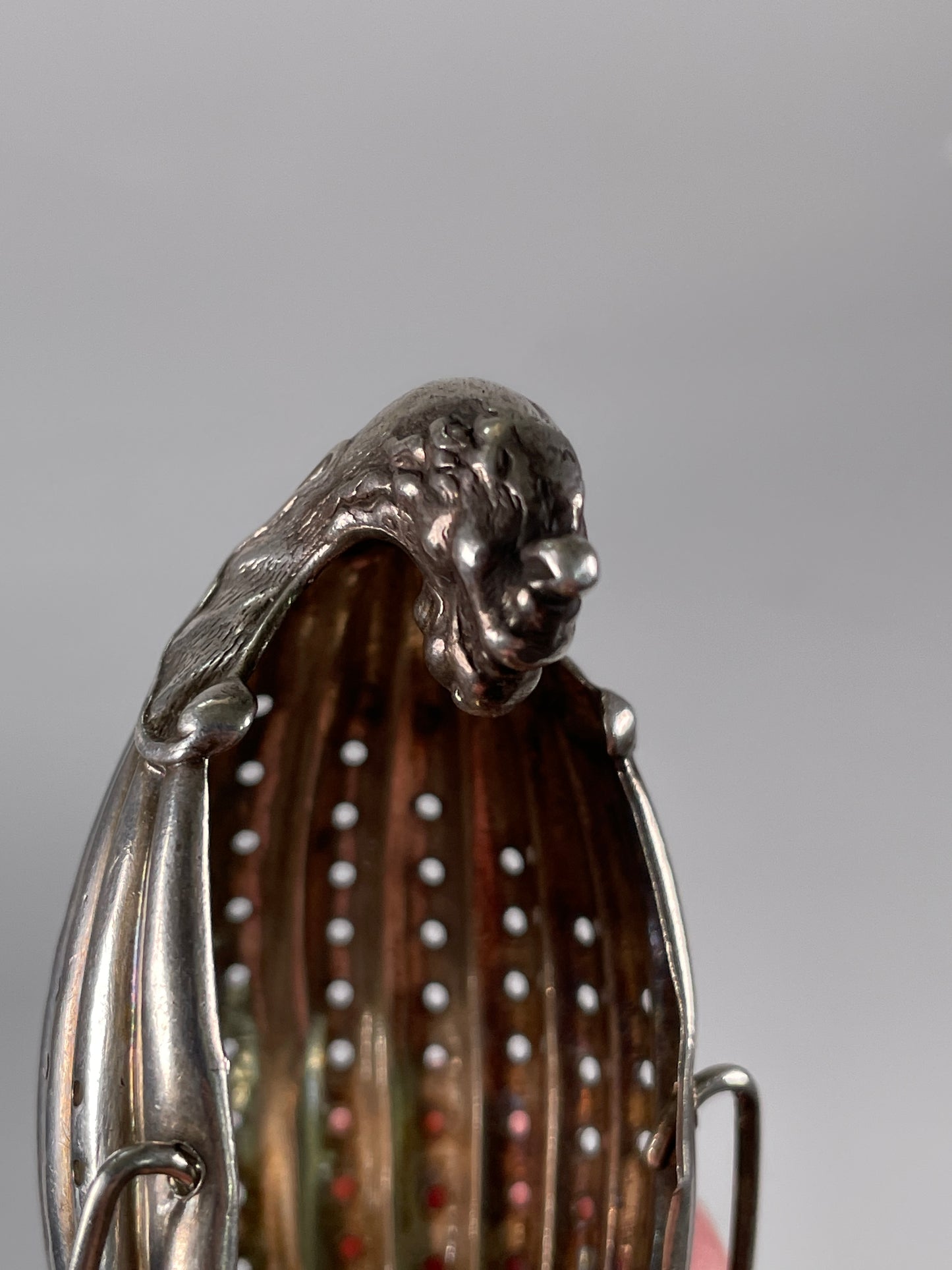 Gorham Sterling Silver Tea Strainer #25 Viking Ship