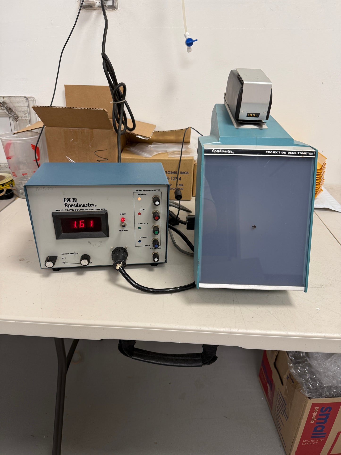 Eseco Speedmaster Solid State Color Densitometer P-95 and Projection