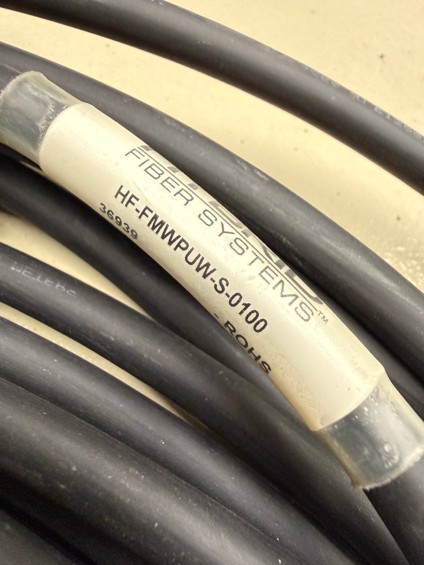 Hybrid Fiber Systems LEMO FGW-PHW Hybrid Fiber Optic Camera Cable HF-FMWPUW-S-0100