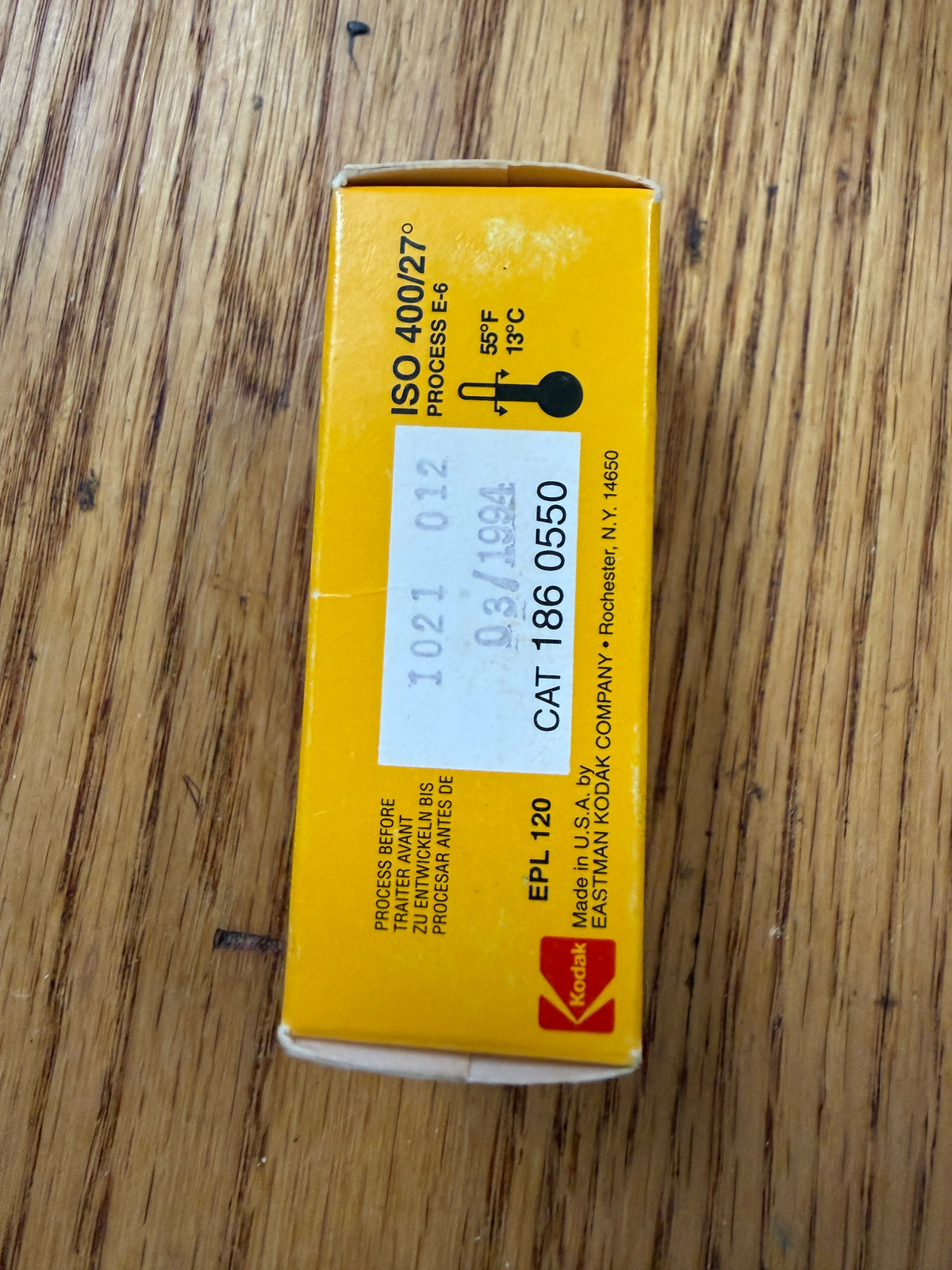 Kodak Ektachrome 400X EPL 120 ISO 400 120 Color Slide Film 1 Roll