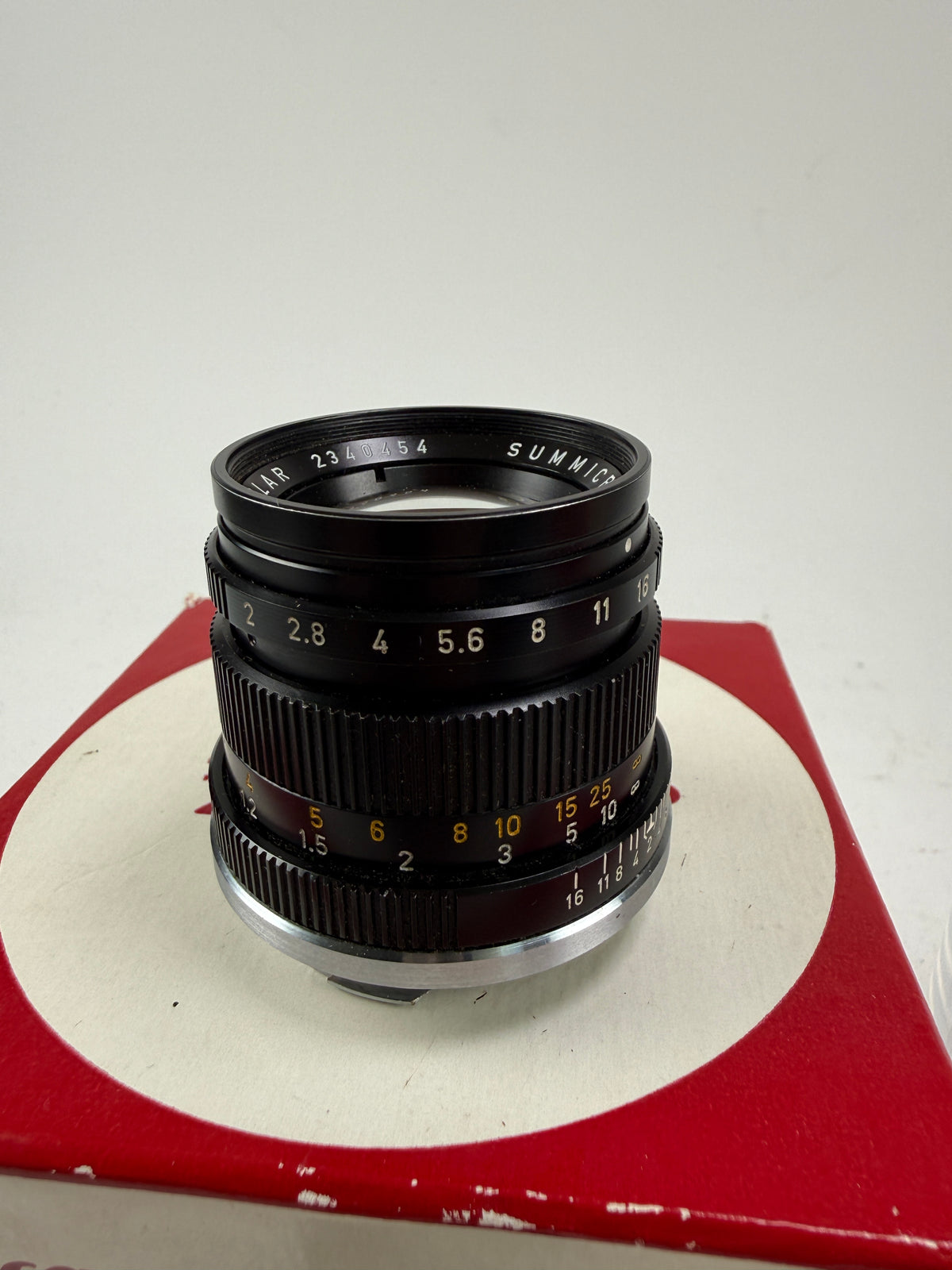 Leica M mount 50mm F2 Summicron V3 version 3 lens