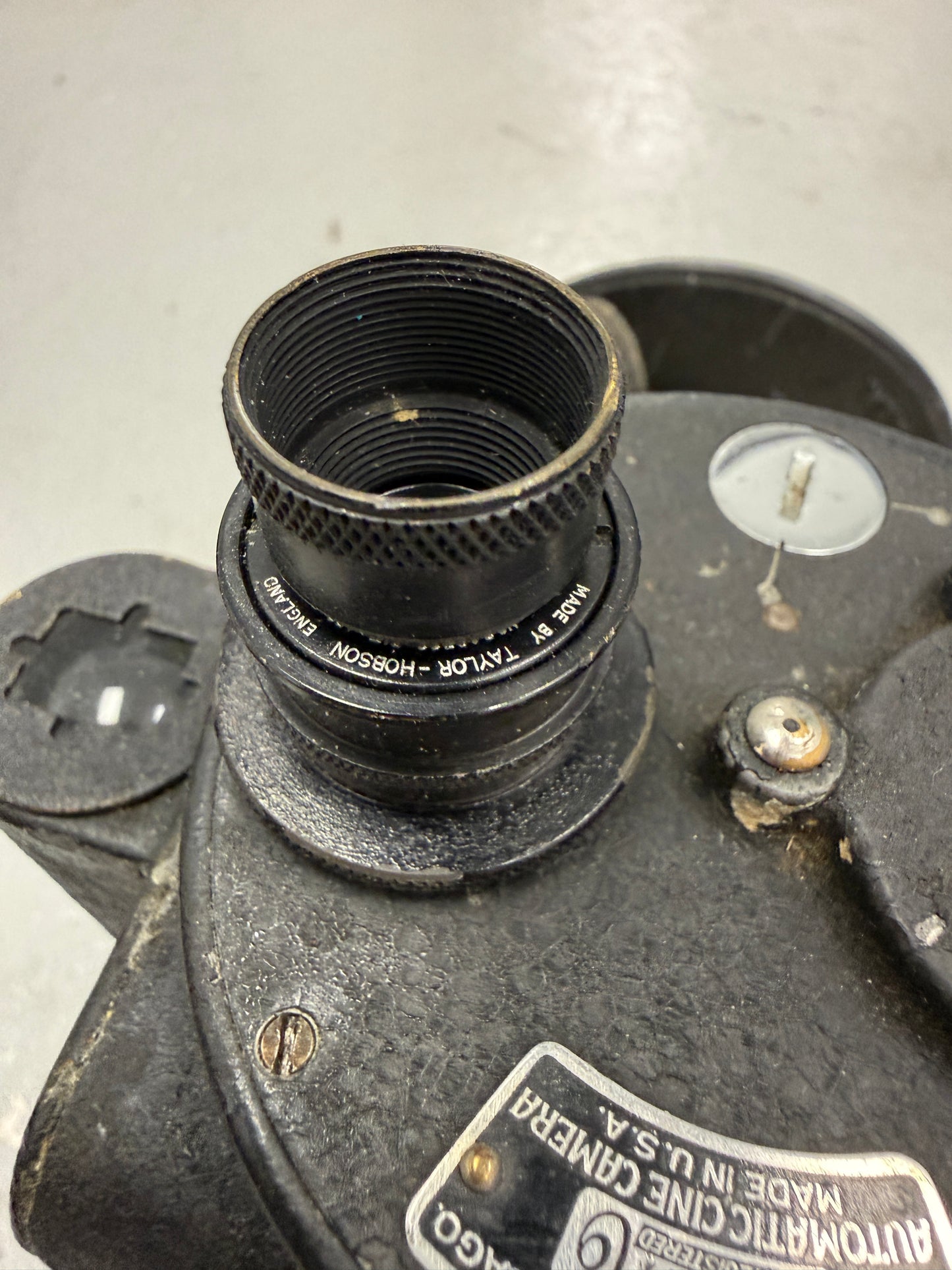 Bell & Howell Filmo automatic cine camera 16mm w/ Cooke 1 inch oens