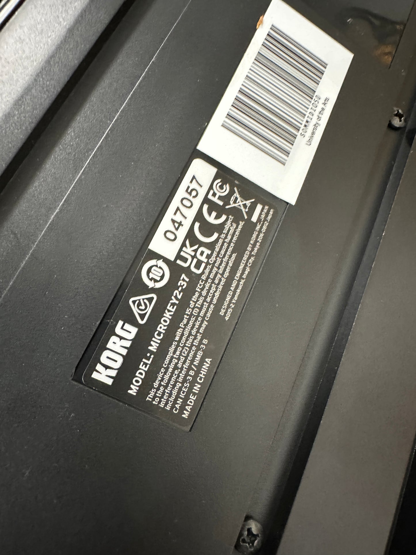 KORG microKEY2-37 Compact MIDI Keyboard