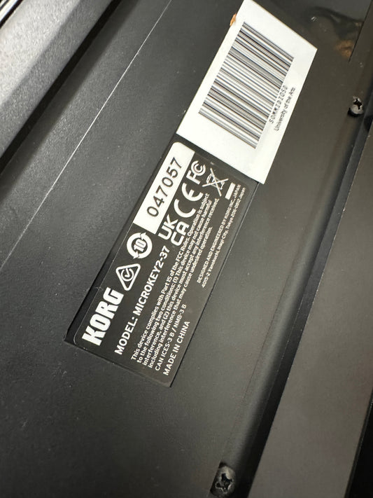KORG microKEY2-37 Compact MIDI Keyboard