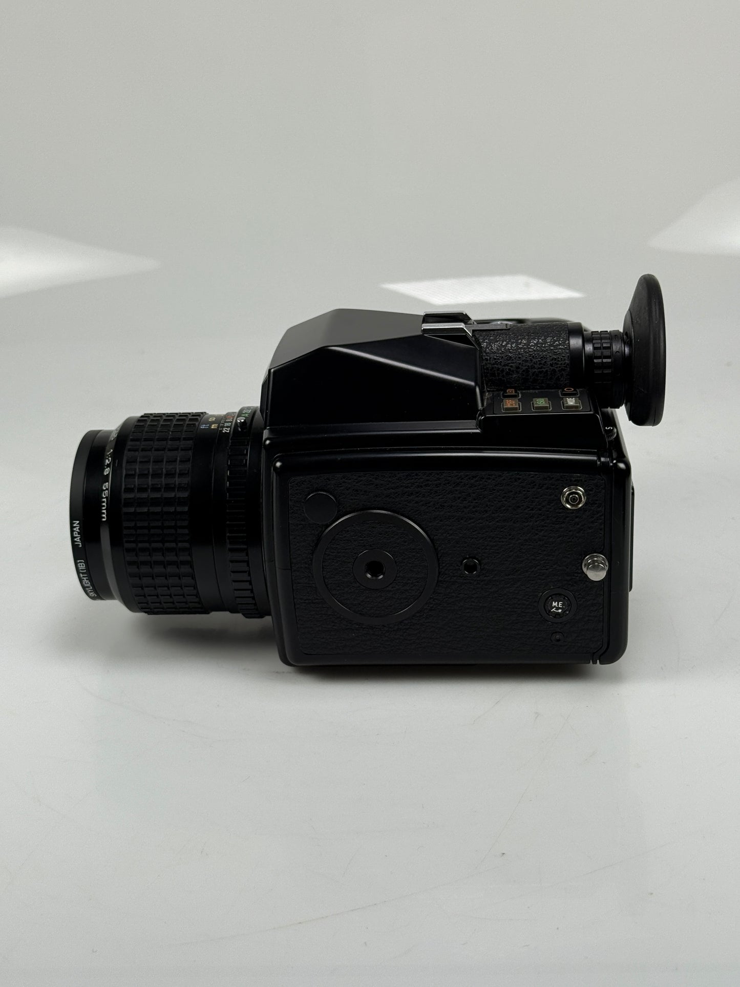 Pentax 645 Medium Format Film Camera Body 120 insert, 55mm f2.8 lens kit