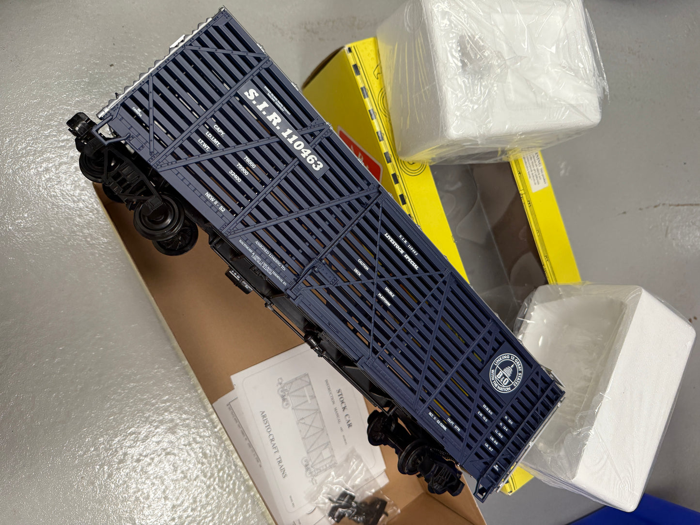 Aristo-Craft ART-46117 Baltimore & Ohio Stock Car 1:29 G-Gauge