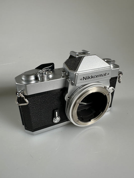 Nikon Nikkormat FT3 SLR Film Camera Body chrome