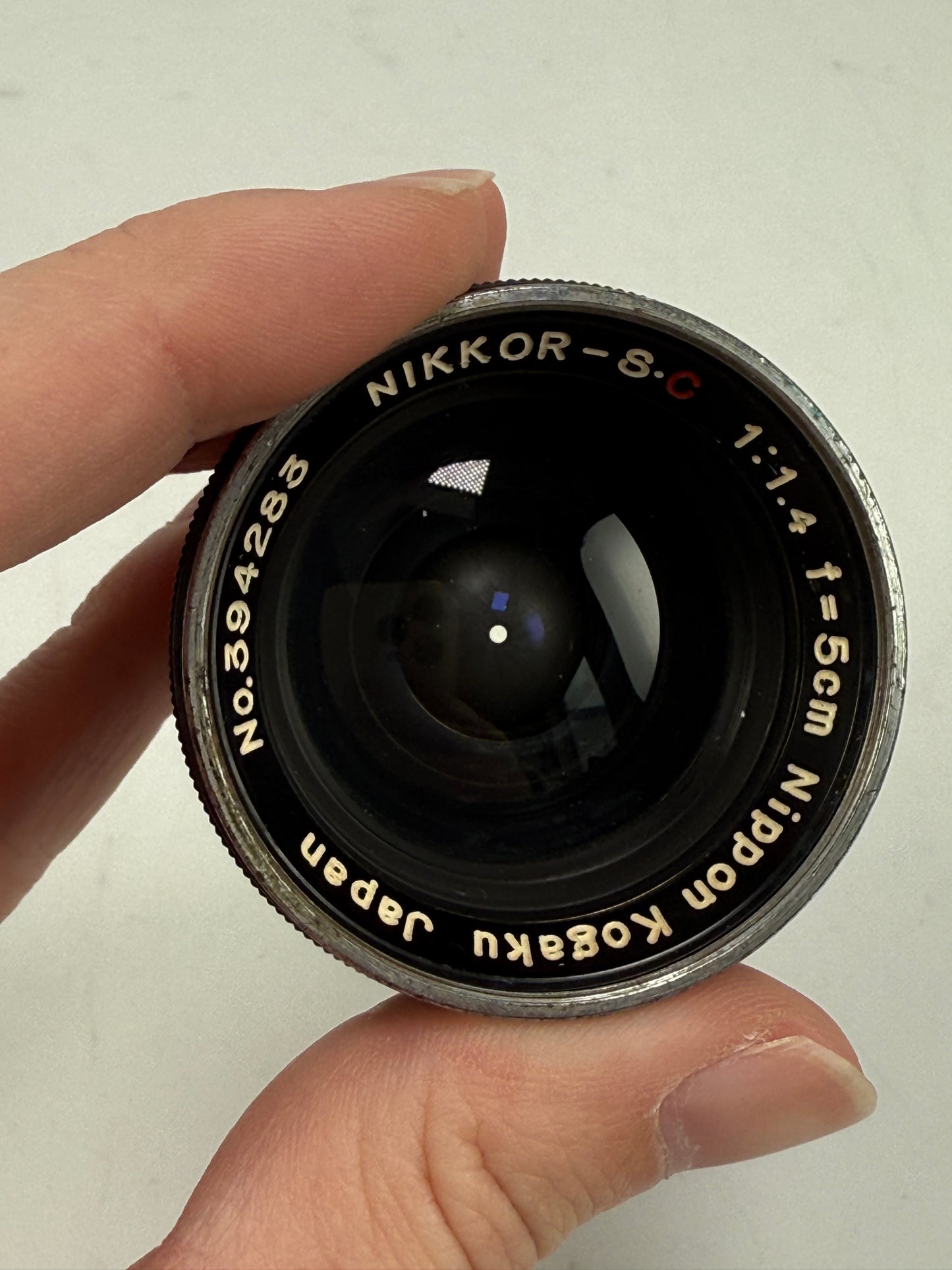 Nikon Nikkor S C 5cm 50mm f1.4 Nippon Kogaku Rangefinder Lens Black