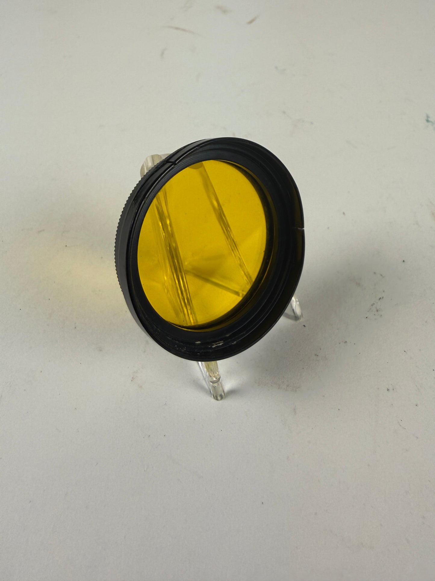 Leitz Leica Black A36 Yellow 3 Contrast Camera Lens Filter - Summitar push on 36mm