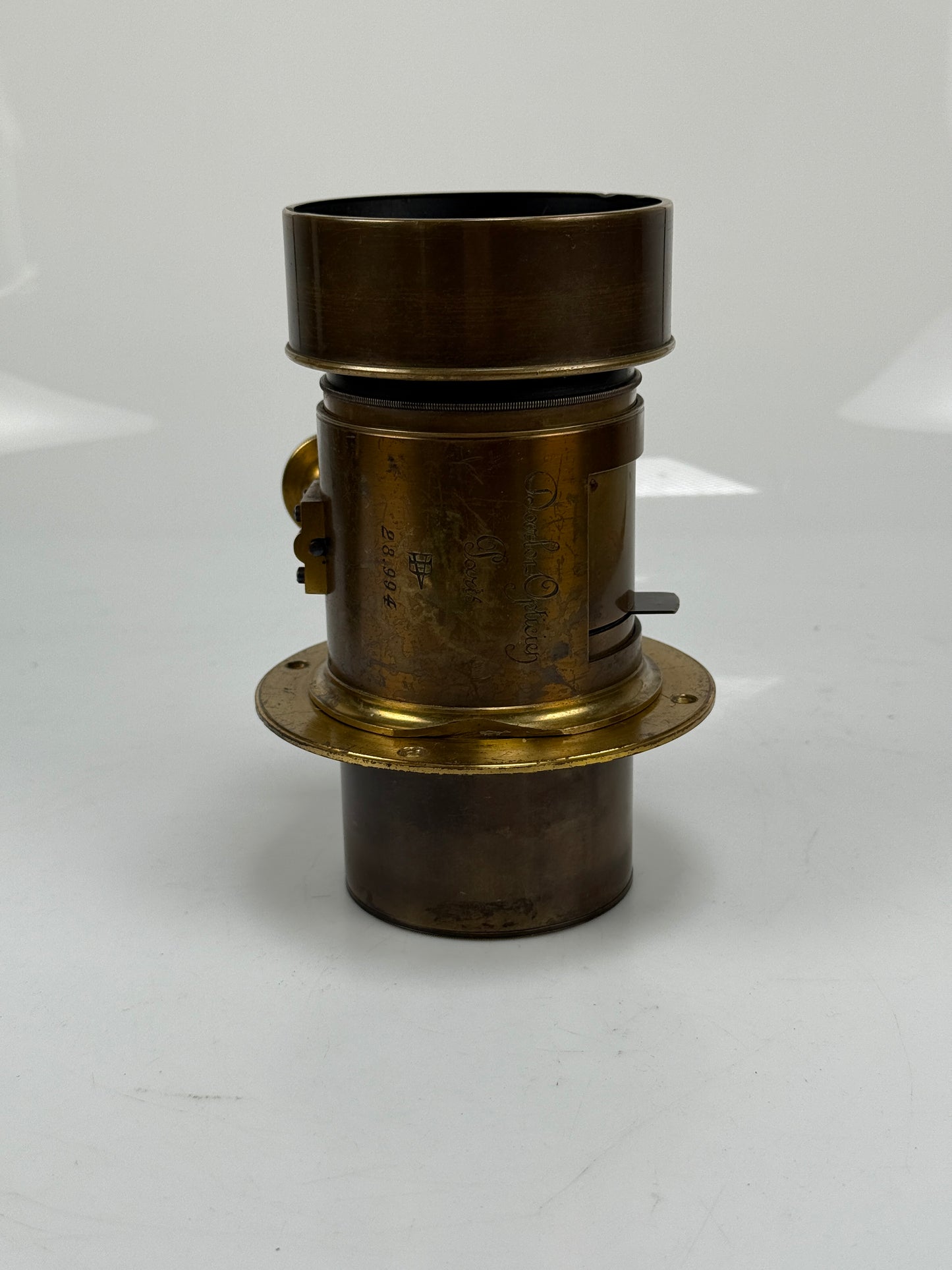 Darlot Jamin Paris Rack & Pinion Brass Lens Petzval