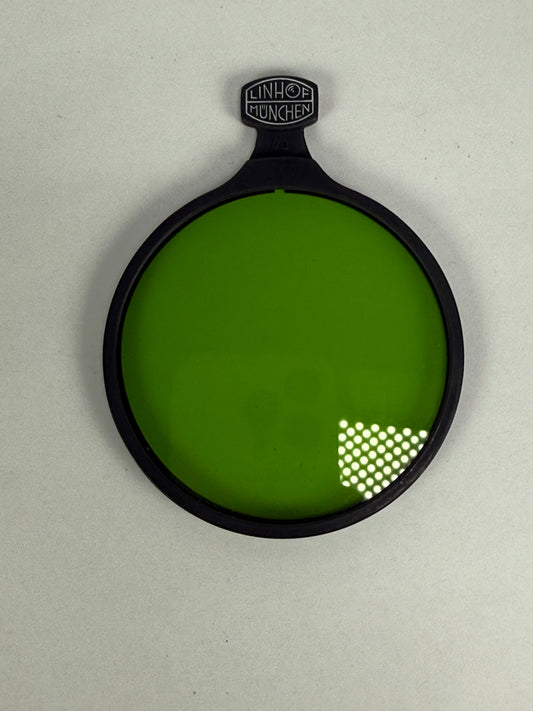 Linhof 70mm Drop in filter for universal shade Green 2
