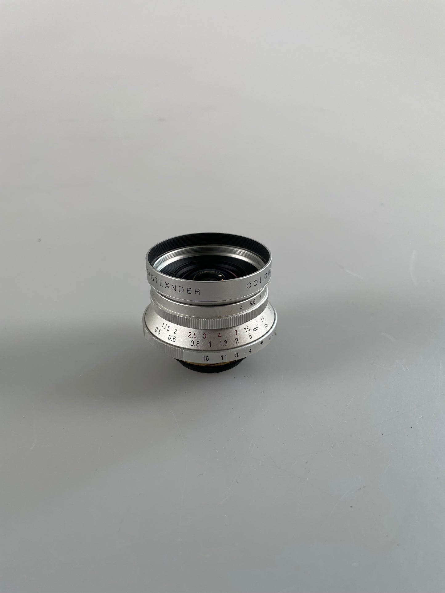 Voigtlander Color Skopar 21mm F4 MC Lens For Leica L39 LTM Silver