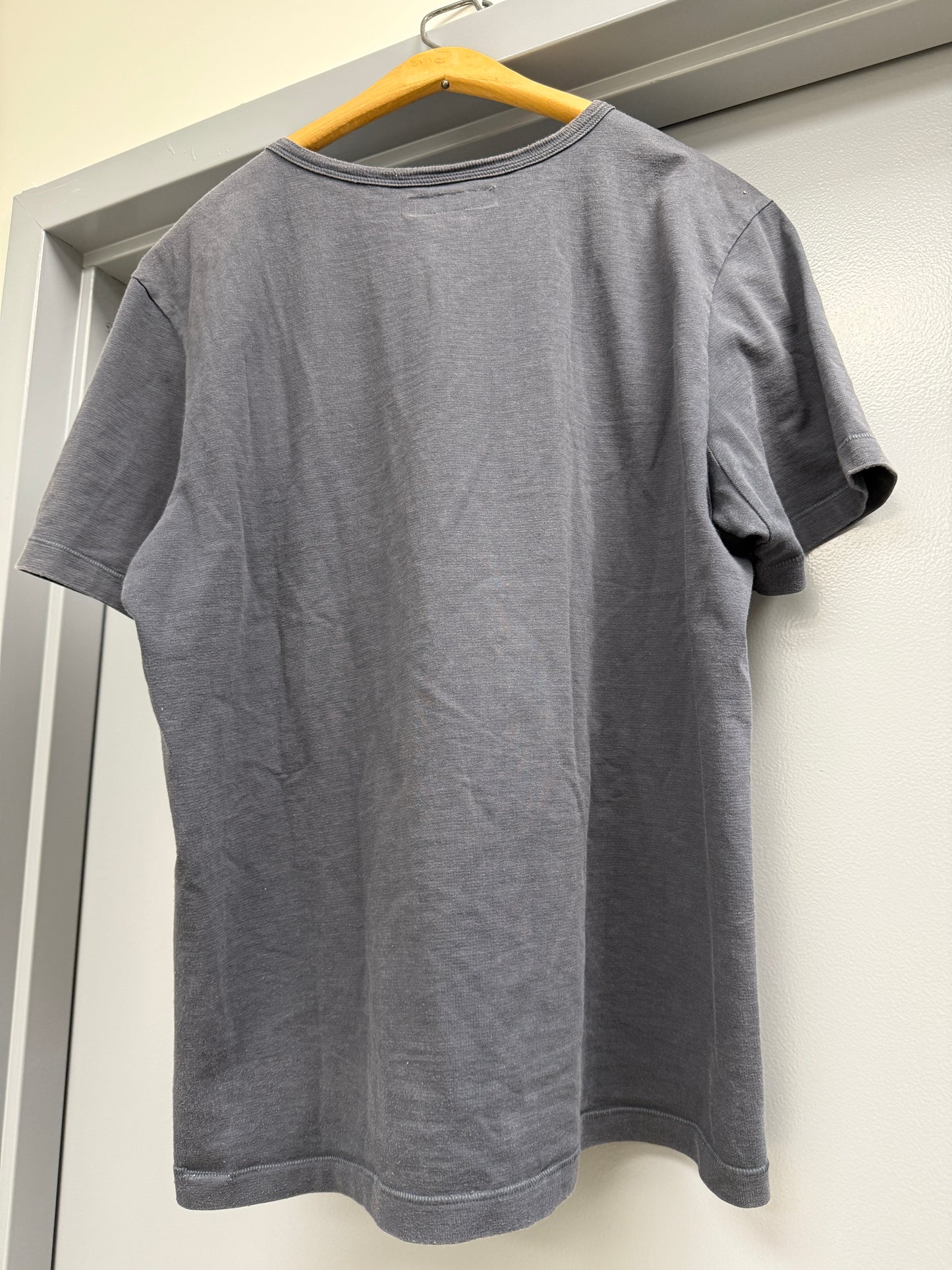 Merz B Schwanen T-Shirt Size 7 (XL) Navy Blue Loopwheeled Made in Germany