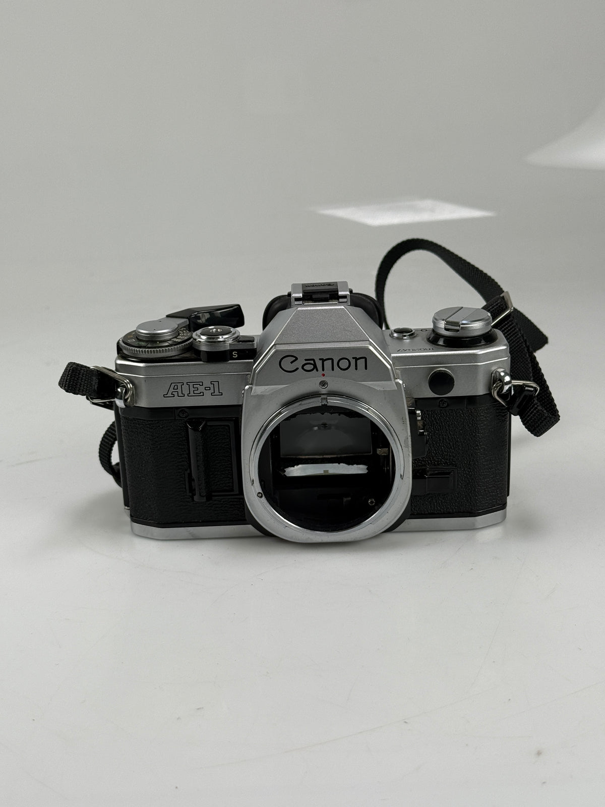 CANON AE-1 chrome SLR 35mm Film Camera body