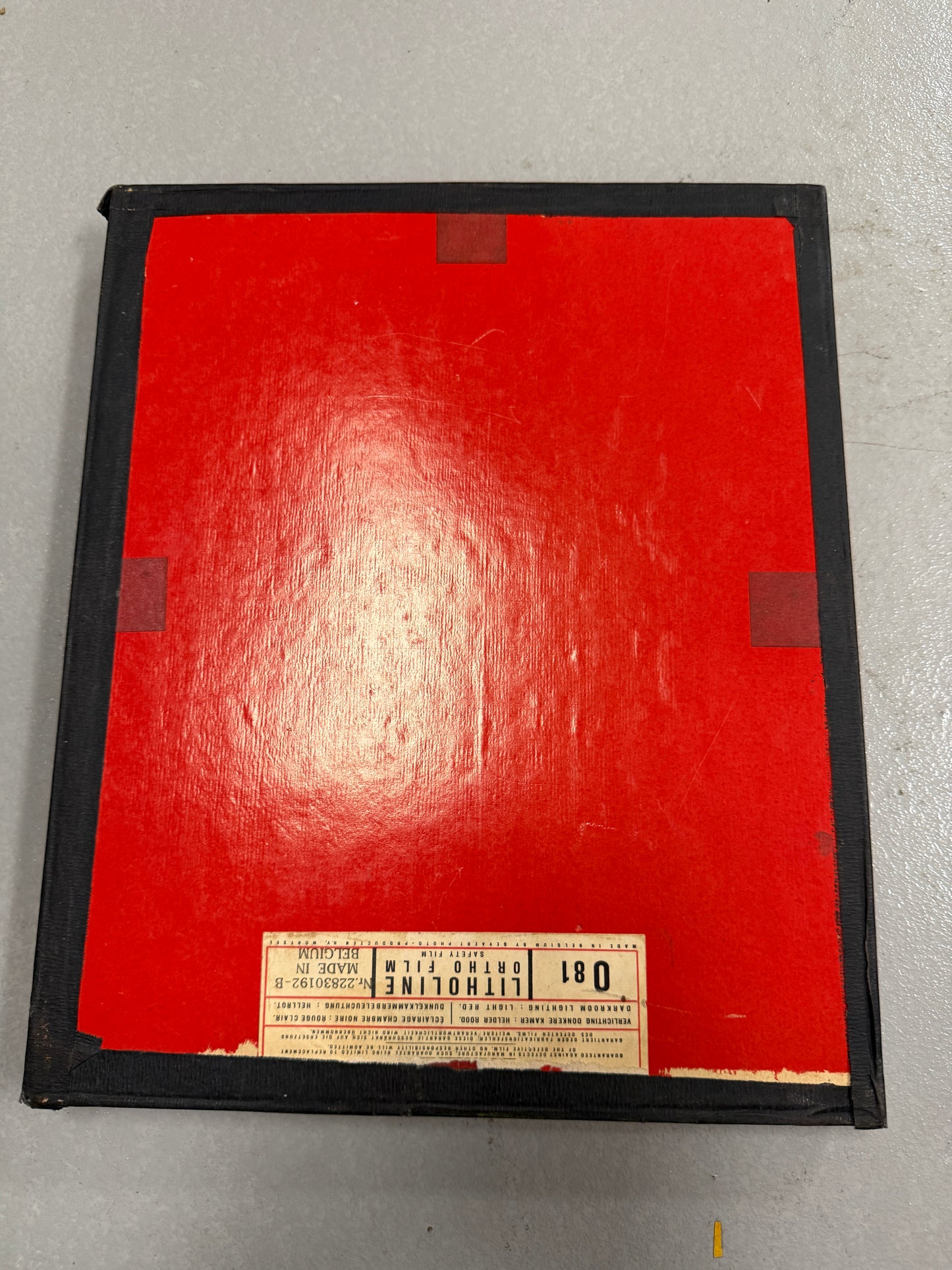 Gevaert Litholine Ortho Film 10x12 inch Large Format Film over 100 sheets