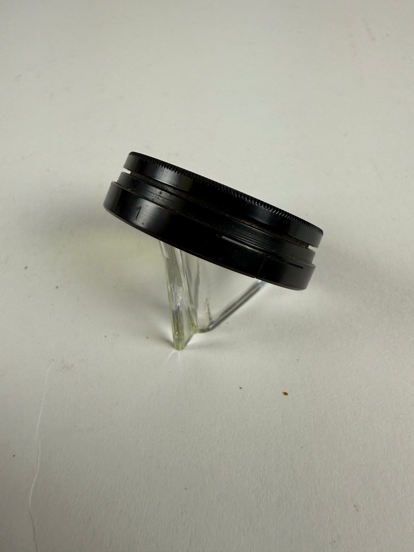 Leitz Leica Black A36 Yellow 1 Contrast Camera Lens Filter - Summitar push on 36mm