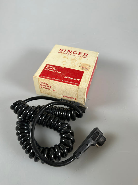 GRAFLEX Strob 250 5’ power cord, CAT NO 2350