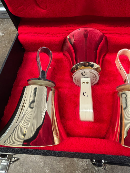 Malmark Handbells Set of 4 with Case: C4-D4