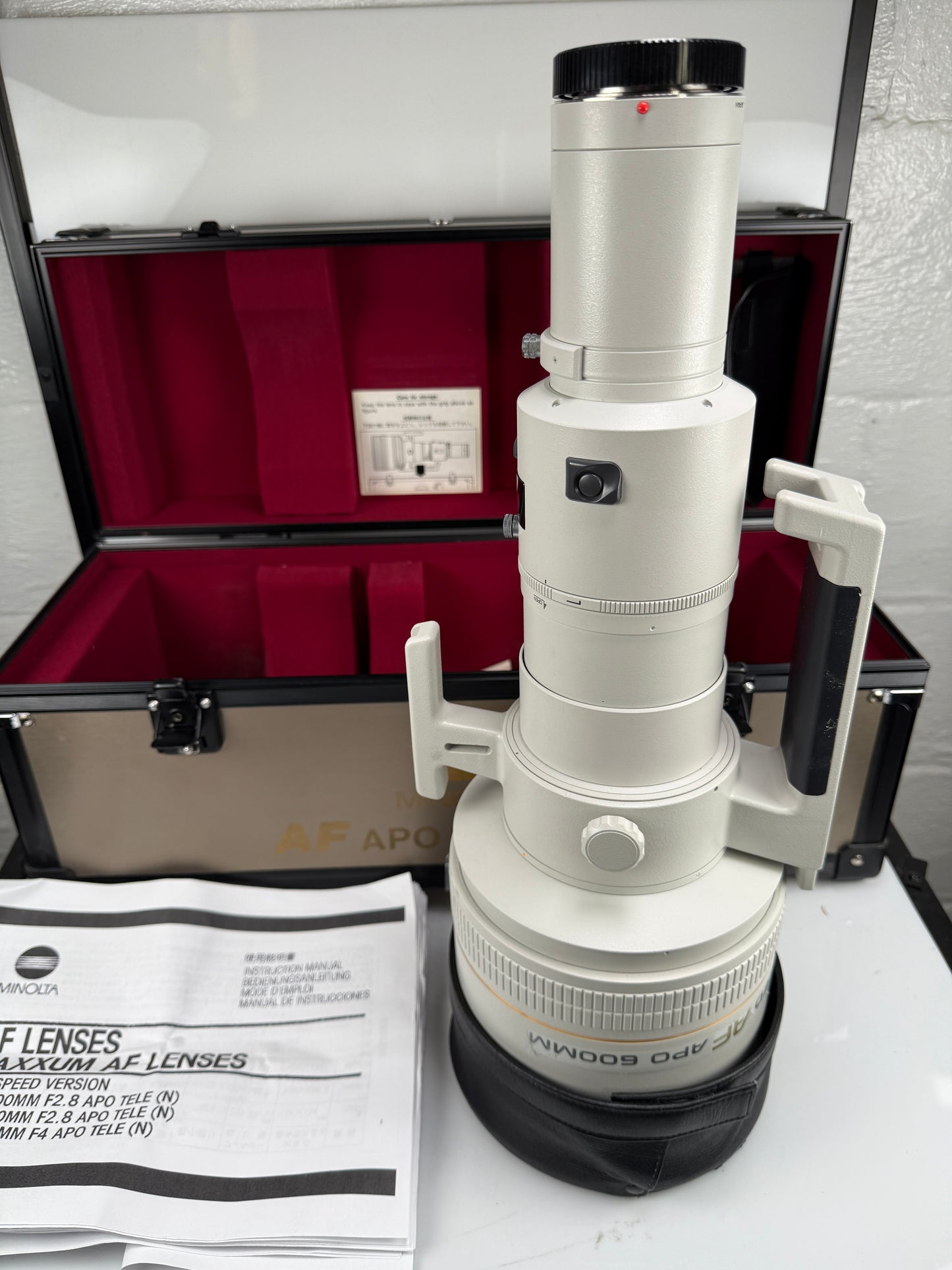 Minolta AF APO TELE 600mm F4 High Speed Lens Sony A mount