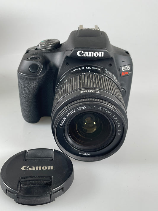 Canon EOD Rebel T7 24.1MP 18-55mm Lens DSLR Camera - Black kit