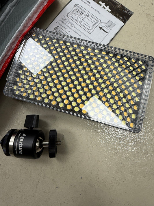 Aputure Amaran F1 Light Kit W/ Case , Mount