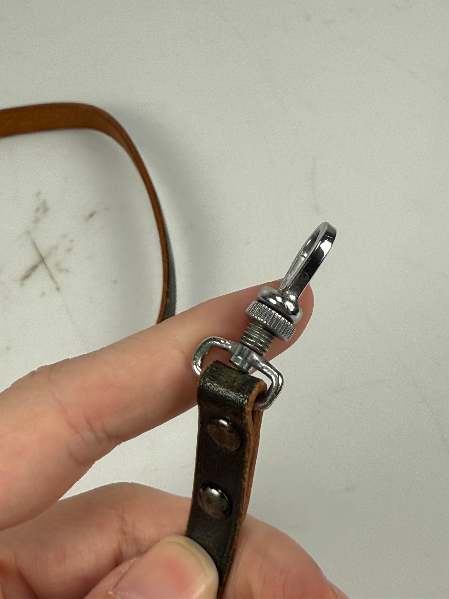 Nikon Camera Rangefinder RF S Strap brown leather RARE