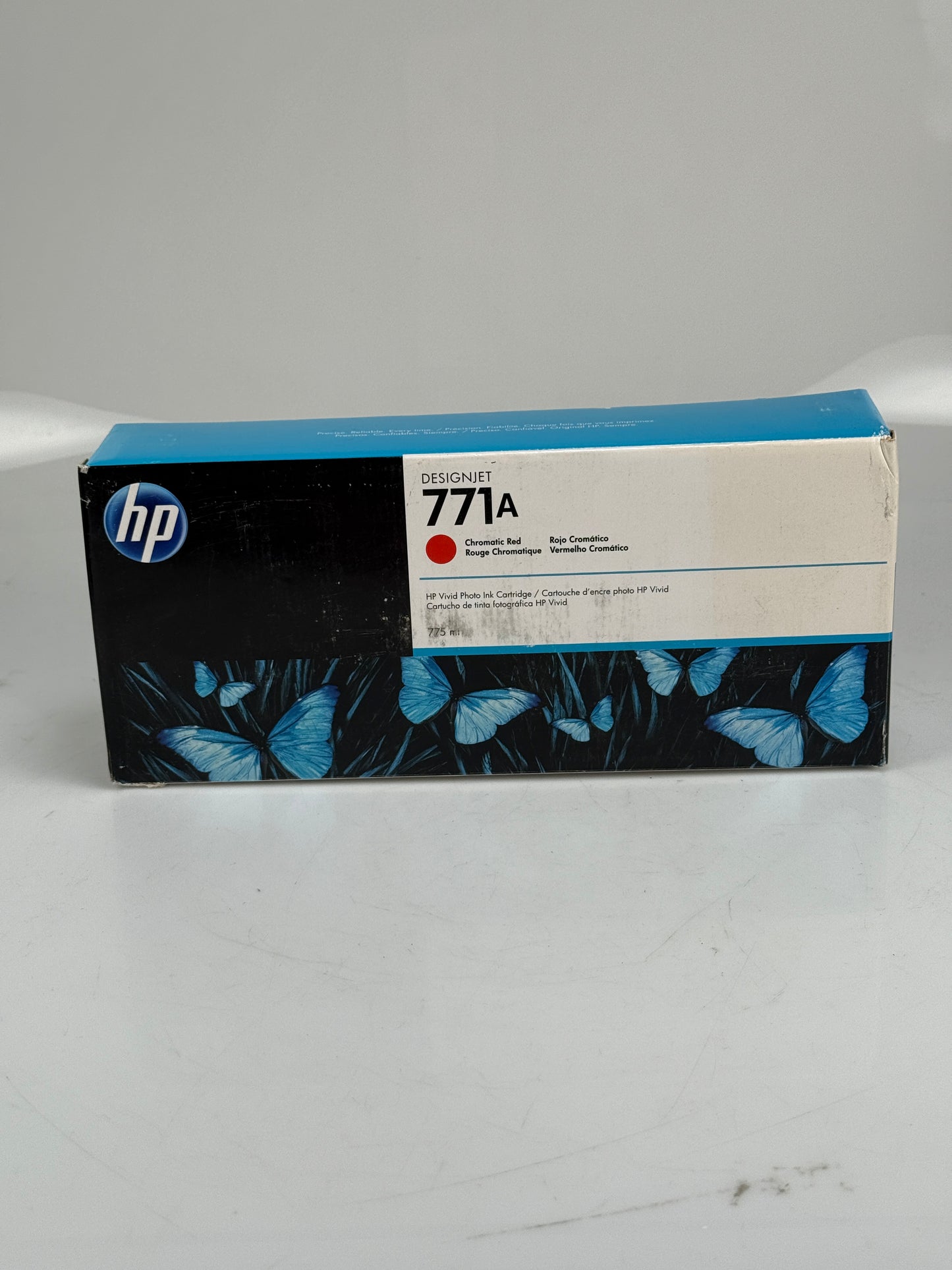 HP 771A Chromatic Red ink cartridge B6Y16A New  OEM Genuine Sealed- 2021