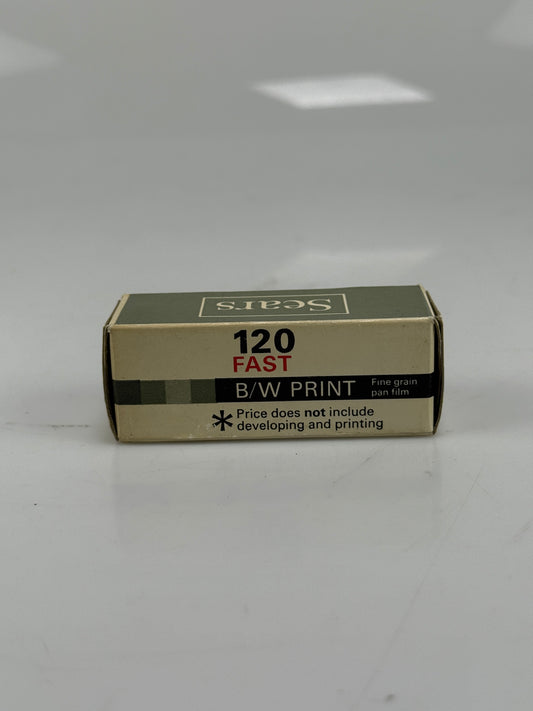 Sears 120 Fast B&W print camera film 1969