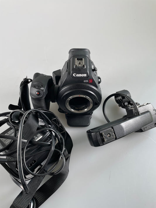 Canon EOS C100 Cinema Camcorder with Dual Pixel CMOS AF Feature Upgrade - EF