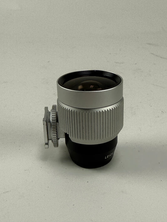 Leica 21mm 24mm 28mm Vario Viewfinder 12014, Silver, 21-24-28mm, Shoe Mount
