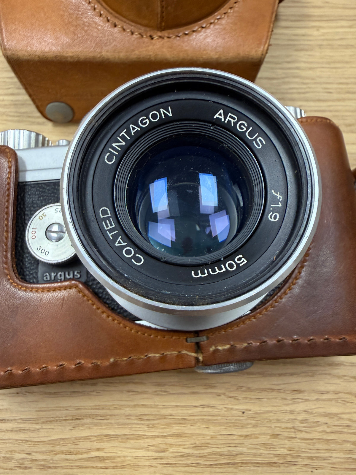 Argus C44 rangefinder film camera w/ Cintegon 50mm f1.9 RARE lens