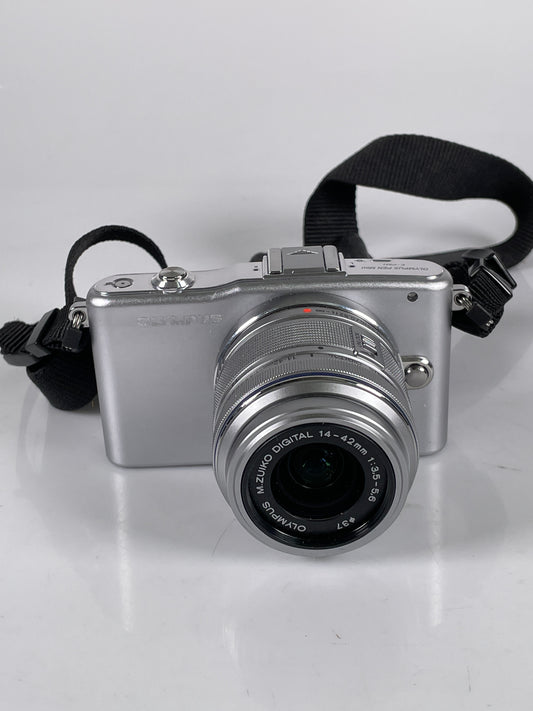 OLYMPUS PEN E-PM1 Mirrorless DSLR Camera + 14-42mm Lens kit white